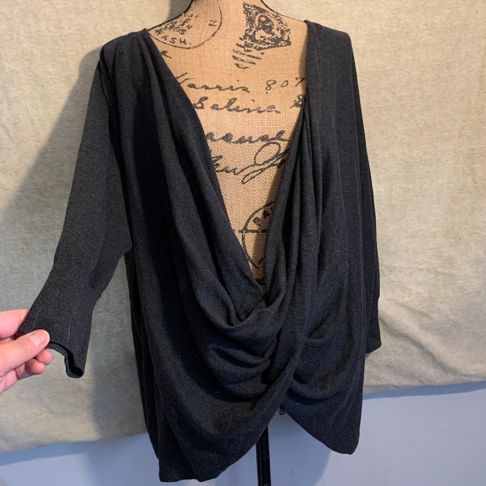 Forever 21 Plunge Cowl Sweater Top